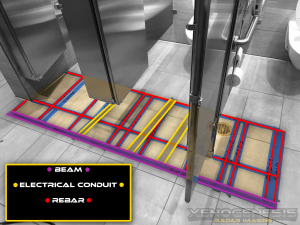 Baldwin Plumbing Scan with GPR RADAR Scan of Concrete Slab