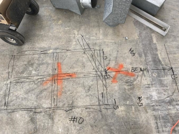 GPR Concrete Scanning For Avoiding Conduits in Elevated Concrete Slabs