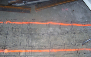 Locating rebar in concrete with Ground Penetrating RADAR