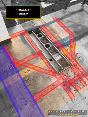 GPR Concrete Scanning in Chattanooga of Weird Rebar Pattern