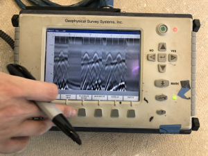 Rebar Scanner using Ground Penetrating RADAR